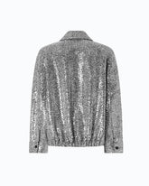 Sequinned pea coat - | Pinko