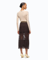 Gonna pencil in pizzo - | Pinko