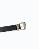 Cintura texana in pelle con tasche portaoggetti 3 cm - | Pinko