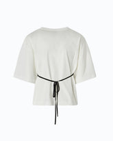 T-shirt με τοπ από δαντέλα - | Pinko