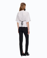 Camiseta con top de encaje - | Pinko