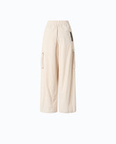 Palazzo trousers with zip and cargo pockets - | Pinko