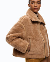 Caban façon shearling - | Pinko