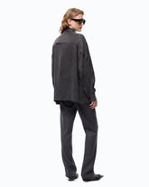 Shirt in peachskin-feel twill - | Pinko