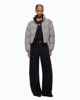Piumino in tweed con maniche staccabili - | Pinko