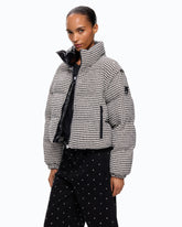 Piumino in tweed con maniche staccabili - | Pinko