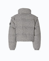 Piumino in tweed con maniche staccabili - | Pinko