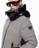 Piumino in tweed e nylon - | Pinko