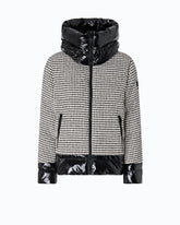 Piumino in tweed e nylon - | Pinko