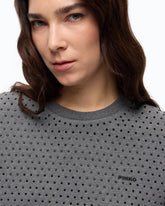 Maglia in felpa full strass - | Pinko