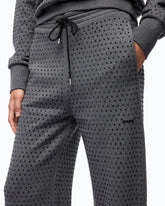 Pantaloni in felpa full strass - | Pinko