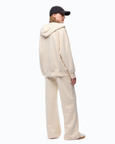 Felpa full strass con zip e cappuccio - | Pinko
