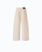 Pantaloni barrel fit in velluto a costine - | Pinko