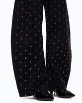 Pantaloni barrel fit con borchie - | Pinko