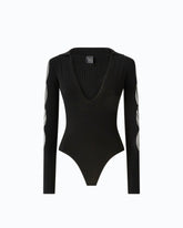 Maglia body con trasparenze - | Pinko