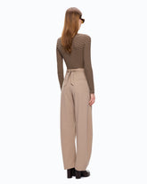 Pantaloni con cintura - | Pinko