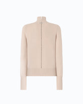 Wool and cashmere turtleneck sweater - | Pinko