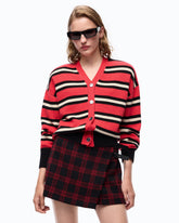 Cardigan in lana e cashmere - | Pinko