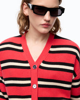 Cardigan in lana e cashmere - | Pinko