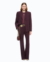 Pantaloni a palazzo tinta unita - | Pinko