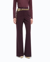 Pantaloni a palazzo tinta unita - | Pinko