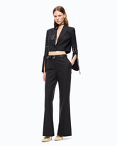 Pantalone sartoriale in fresco di lana - | Pinko