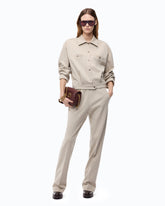 Relaxed-fit overshirt in full Milano-knit fabric - | Pinko