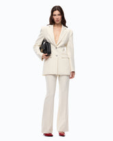 Veste ajustée à épaulettes - Blanc | Pinko