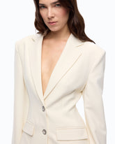 Giacca slim con spalle imbottite - | Pinko