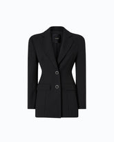 Chaqueta ajustada con hombros acolchados - | Pinko