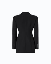 Chaqueta ajustada con hombros acolchados - | Pinko