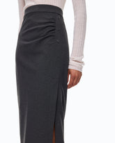 Full Milano knit pencil skirt - Dark Grey | Pinko