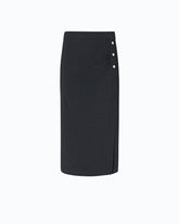 Gonna pencil in punto stoffa - | Pinko