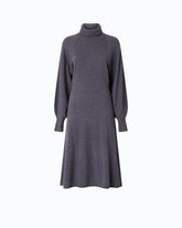Abito midi dolcevita in misto lana - | Pinko