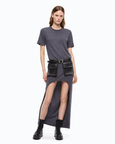 Abito in misto lana con retro più lungo - | Pinko