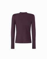 Merino wool sweater with removable shoulder pads - | Pinko