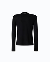Maglia in lana merino con spalline rimovibili - | Pinko
