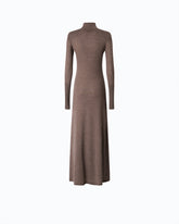 Abito lungo dolcevita in lana merino - | Pinko