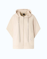 Blouson à capuche avec chaîne en molleton - | Pinko