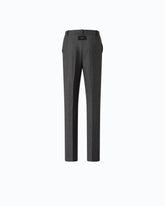 Stretch wool-blend cigarette trousers - | Pinko
