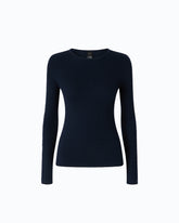Maglia a costine con pizzo - | Pinko