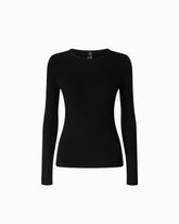 Maglia a costine con pizzo - | Pinko