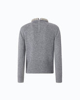 Pull en laine mélangée à col bijou - | Pinko