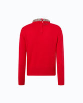 Maglia in misto lana con collo gioiello - | Pinko