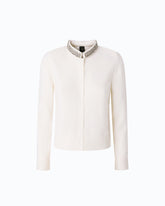 Cardigan con collo gioiello - | Pinko