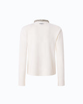 Cardigan con collo gioiello - | Pinko