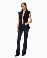 Jeans mit ausgestelltem Bein aus stretchigem Denim - | Pinko