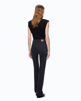 Jeans flared in denim stretch - | Pinko