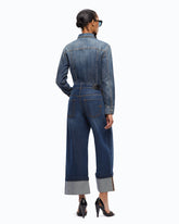 Camicia in denim con scoloriture - | Pinko