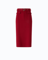 Gonna pencil con cintura - | Pinko